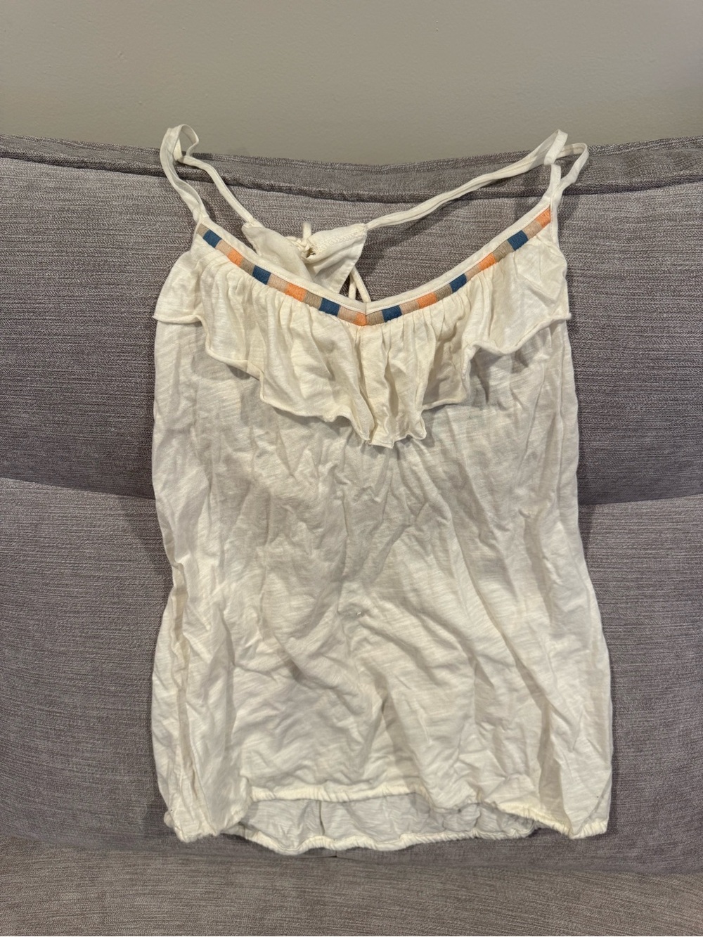 American Eagle Outfitters Ruffle-Front Camisole